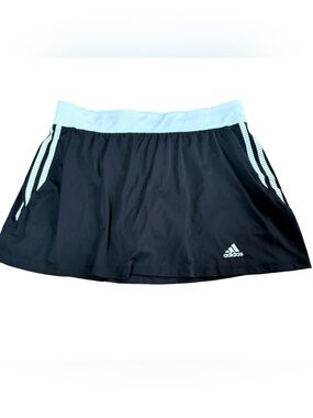 Adidas Climalite Athletic Skort Black White Tennis Golf Running Skirt M